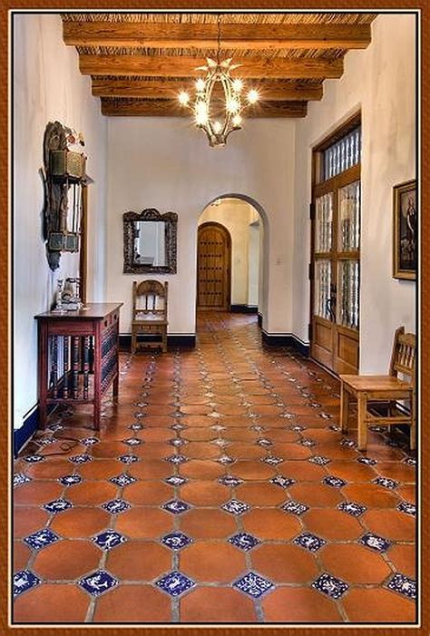 Saltillo And Tile Floor Style Hacienda Hacienda Homes Mexican