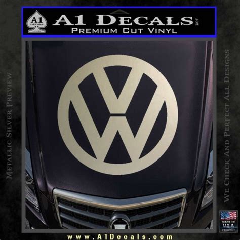 Vw Decal Sticker Logo Emblem A1 Decals