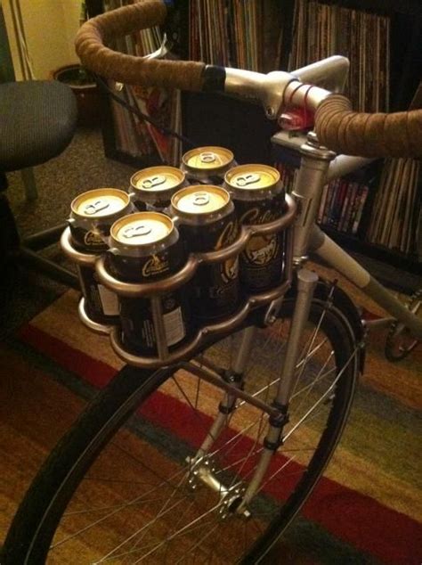nice idea beer bike beer rack beer holders bike holder cup holder pimp your bike i want