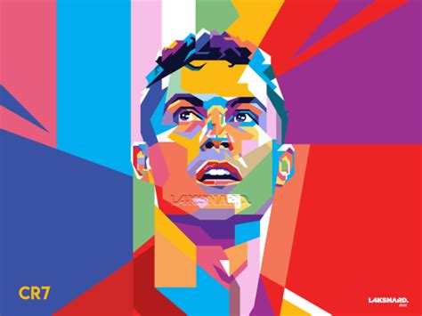 Cristiano Ronaldo Fan Art Wpap 1 By Laksana Ardie Cristiano Ronaldo