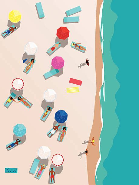 Beach Birds Eye View Illustrations Royalty Free Vector Graphics And Clip