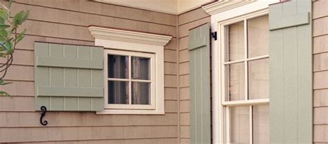 Exterior Shutter Styles Custom Shutter Styles Timberlane