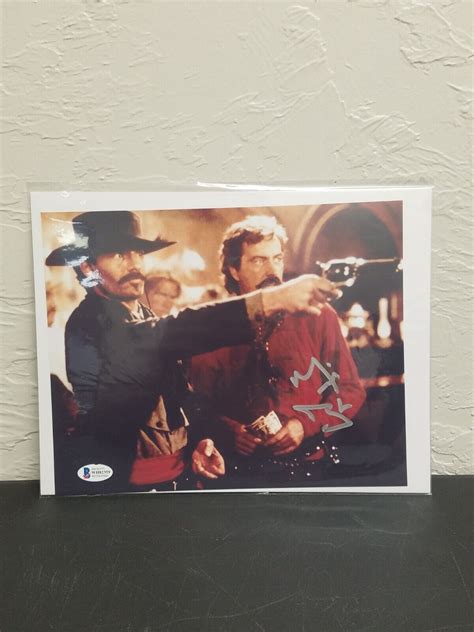 Michael Biehn Autographed Johnny Ringo Tombstone Signed 8x10 Beckett Coa Ebay