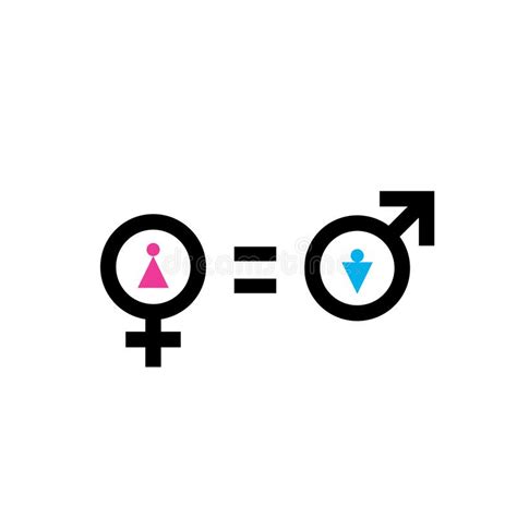 Gender Equality Icon Sex Vector Symbol Female And Male Sign Stock Vector Illustration Of