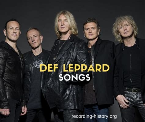 10 Best Def Leppard Songs And Lyrics All Time Greatest Hits A Z