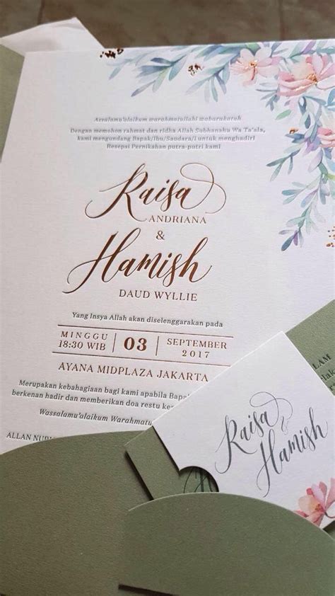 Contoh Turut Mengundang Dalam Undangan Pernikahan Cetak Online Bandung