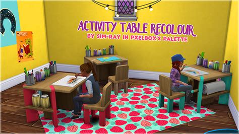 Ts4cc Finds And More — Sim Ray Recolour Of The Childrens Activity