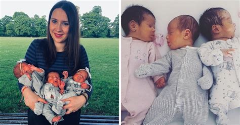 Unspeakable Joy A Woman Did Not Know She Was Pregnant And Gave Birth To Triplets