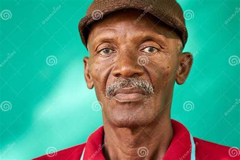 seniors people portrait sad old black man with hat stock image image of people latino 82682273