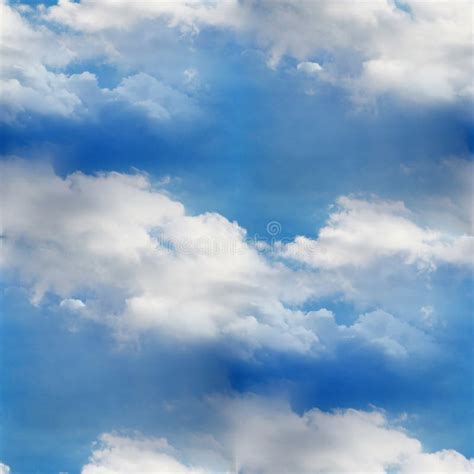 Sky Seamless Cloud Blue Wallpaper Texture Stock Photo Image Of
