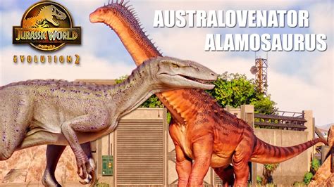 Alamosaurus And Australovenator Showcase Dlc Late Cretaceous Pack Youtube