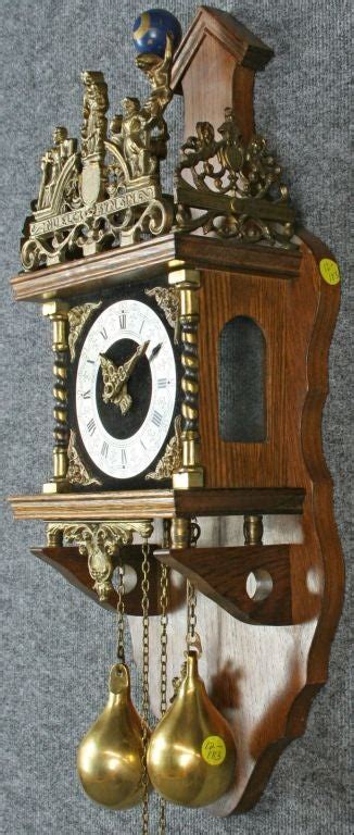 Vintage Dutch Zaandam Zaanse Atlas Pendulum Wall Clock For Sale At 1stdibs