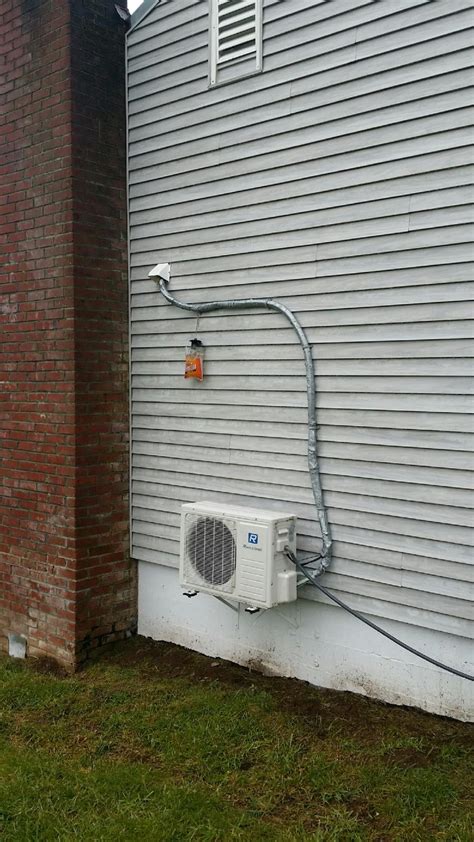 The side that stays hot the longest! DIY homeowner ductless heat pump install, LMAO..... Almost ...