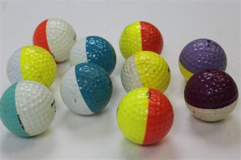 Lot Detail Ten 10 Ping Eye Karsten Multi Colored Logo Golf Balls