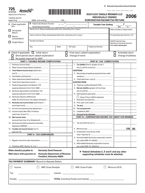 Ky Form 725 Fill Out And Sign Online Dochub