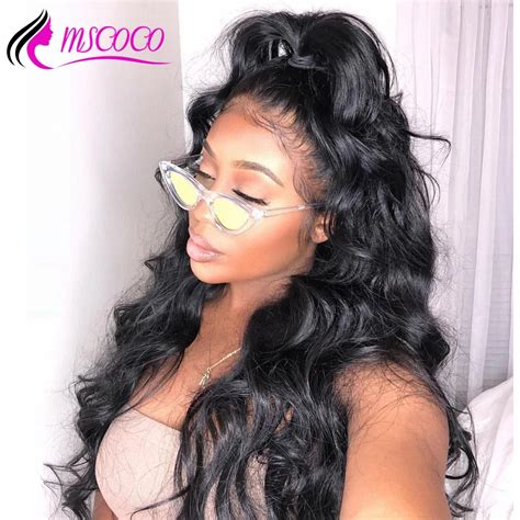 glueless lace front human hair wigs 4x4 closure lace wig brazilian hair body wave lace front wig