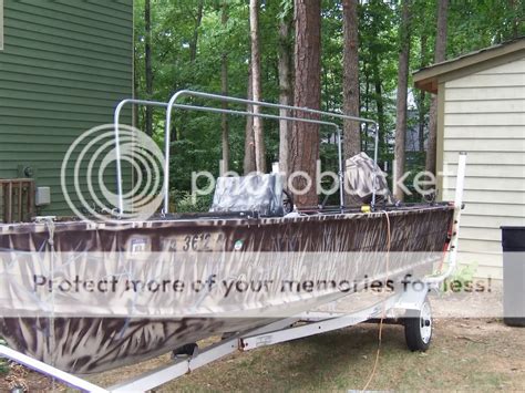 Easy Home Made Boat Blindfinished New Pics Waterfowl Boats