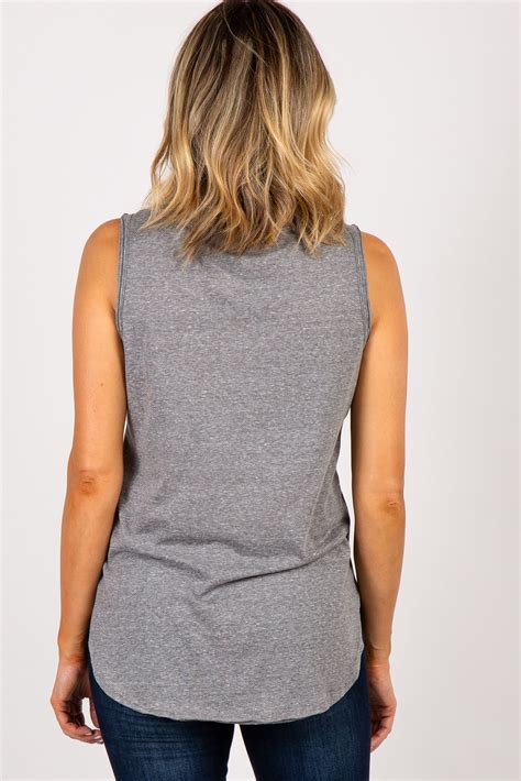 charcoal grey heathered tank top in 2022 tank tops tops trendy outfits
