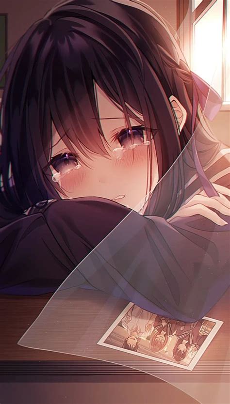 Foto Gambar Anime Cewek Sedih Anime Neko Wallpaper Pemandangan Anime Gambar