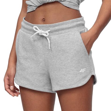 4f Womens Sweat Shorts Skdd015 Grey