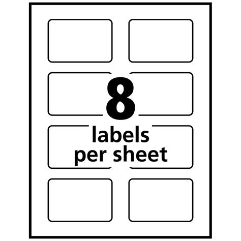 Avery® Glossy Clear Labels Sure Feed Technology Multipurpose And Id