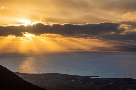 Photo Prints Wall Art Clew Bay Sunset From Croagh Patrick County