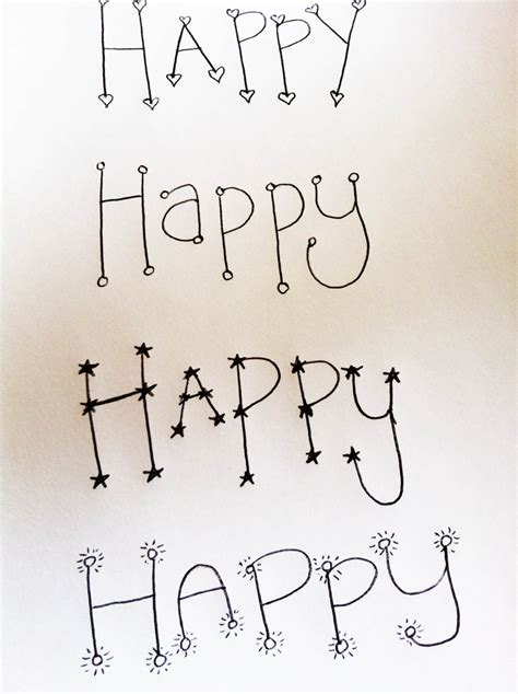 The Happy Homebodies Hand Lettering