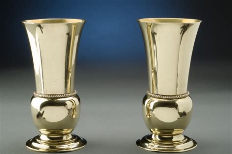 English Brass Vases