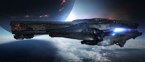The Amazing Sci Fi Concept Art Of Lownine Digital Artist Spaceship