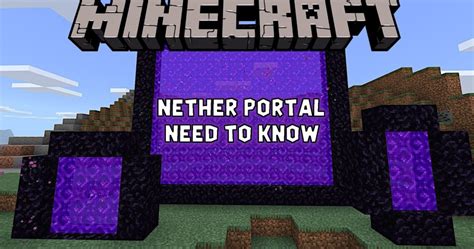 How To Build Minecraft Nether Portal Step By Step Guide To Build