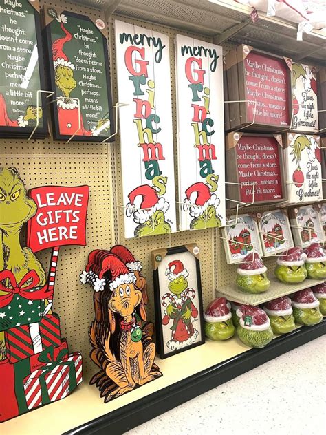 Hobby Lobby Arts And Crafts Stores Grinch Christmas Decorations Grinch