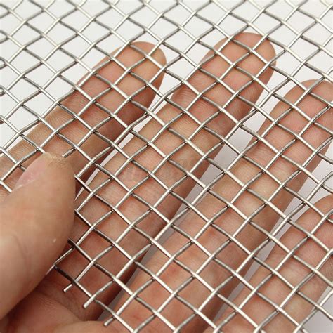 210x300mm 6 Mesh Heavy Duty Mesh Stainless Steel A4 Sheet Wire Cloth Screen