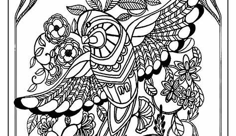 Printable Birds Coloring Pages For Adults | Realistic Coloring Pages