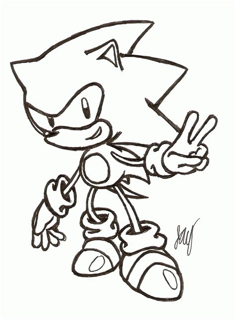 Free Printable Sonic Coloring Pages