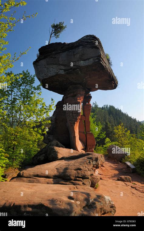 The Devils Table Rock Formation Teufelstisch Hinterweidenthal