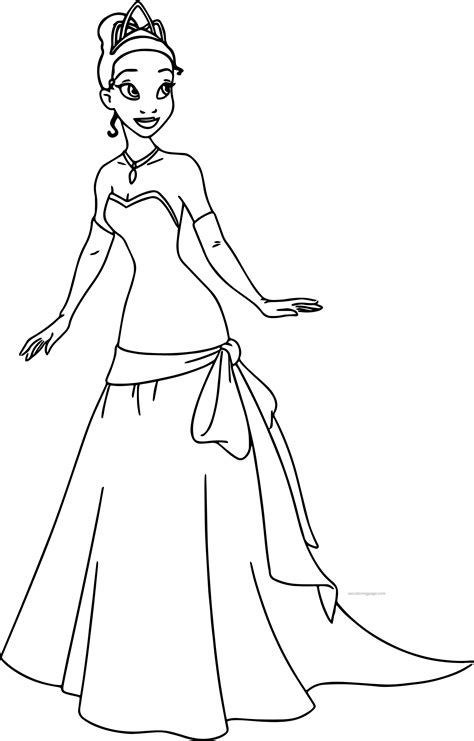 In this article, we will tell you about 25 disney princess coloring pages that your little daughter will enjoy. disney princess tiana coloring pages - XyzColoring