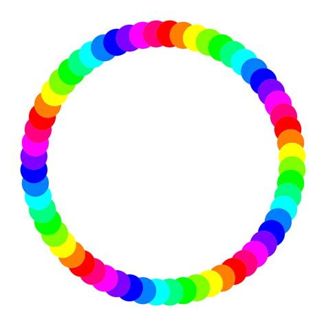 Rainbow Border Design Clip Art Library