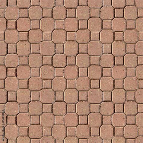 Seamless Tileable Sidewalk Paver Brick Texturebackground Stock Photo