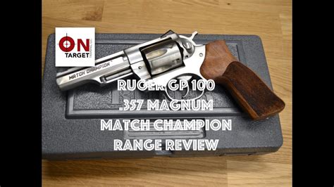 Ruger Gp 100 Match Champion Range Review Youtube