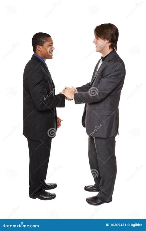 Businesspeople Handshake Greeting Stock Image Image 10309431