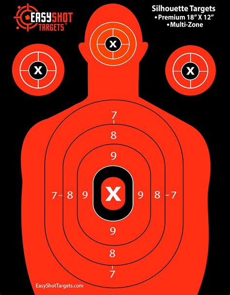 55 X Shooting Targets Reactive Splatter Range Paper Target Gun Shoot