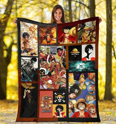 One Piece Fleece Blanket Anime Fan T Idea Hh19 In 2020 Fleece