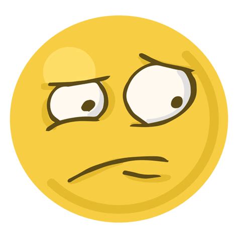 Worried Face Emoji Transparent Png And Svg Vector File