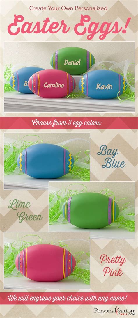 An Easter Egg Is Shown In Three Different Colors And Sizes Including