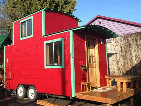 Tiny Houses A Red Caboose