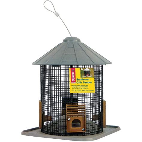 Buy Stokes Select Sunflower Crib Bird Feeder 48 Qt Gray