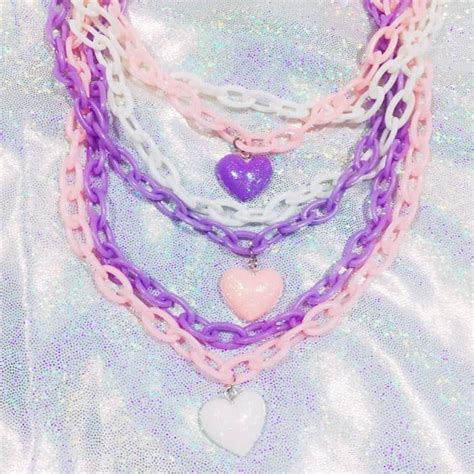 🖤orezoria Aesthetic Clothes Online Shop Egirl Outfits Heart Choker Egirl Necklace Heart