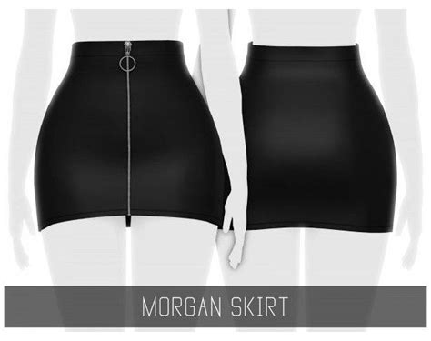 Simpliciaty Morgan Skirt Sims 4 Cc Clothes Female Skirts