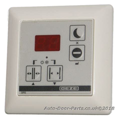 Geze DPS Display Control Switch Geze SL Sliding Door Operator Program Switch Comes With O