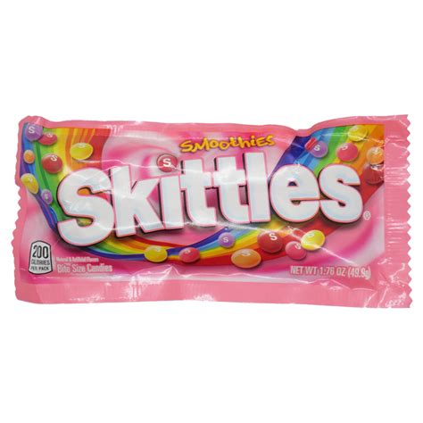 Skittles Smoothies Bite Size Candies 176 Oz Bag All City Candy